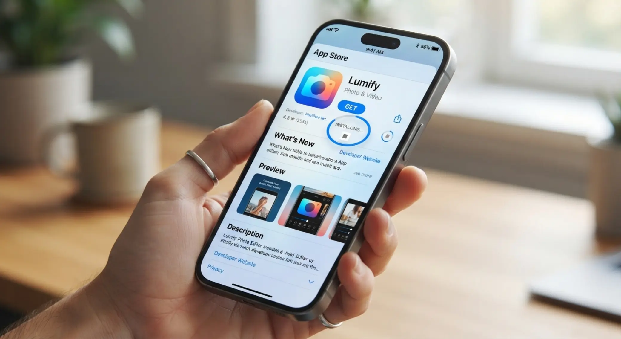 Instalacja aplikacji mobilnej na iPhone z poziomu sklepu
