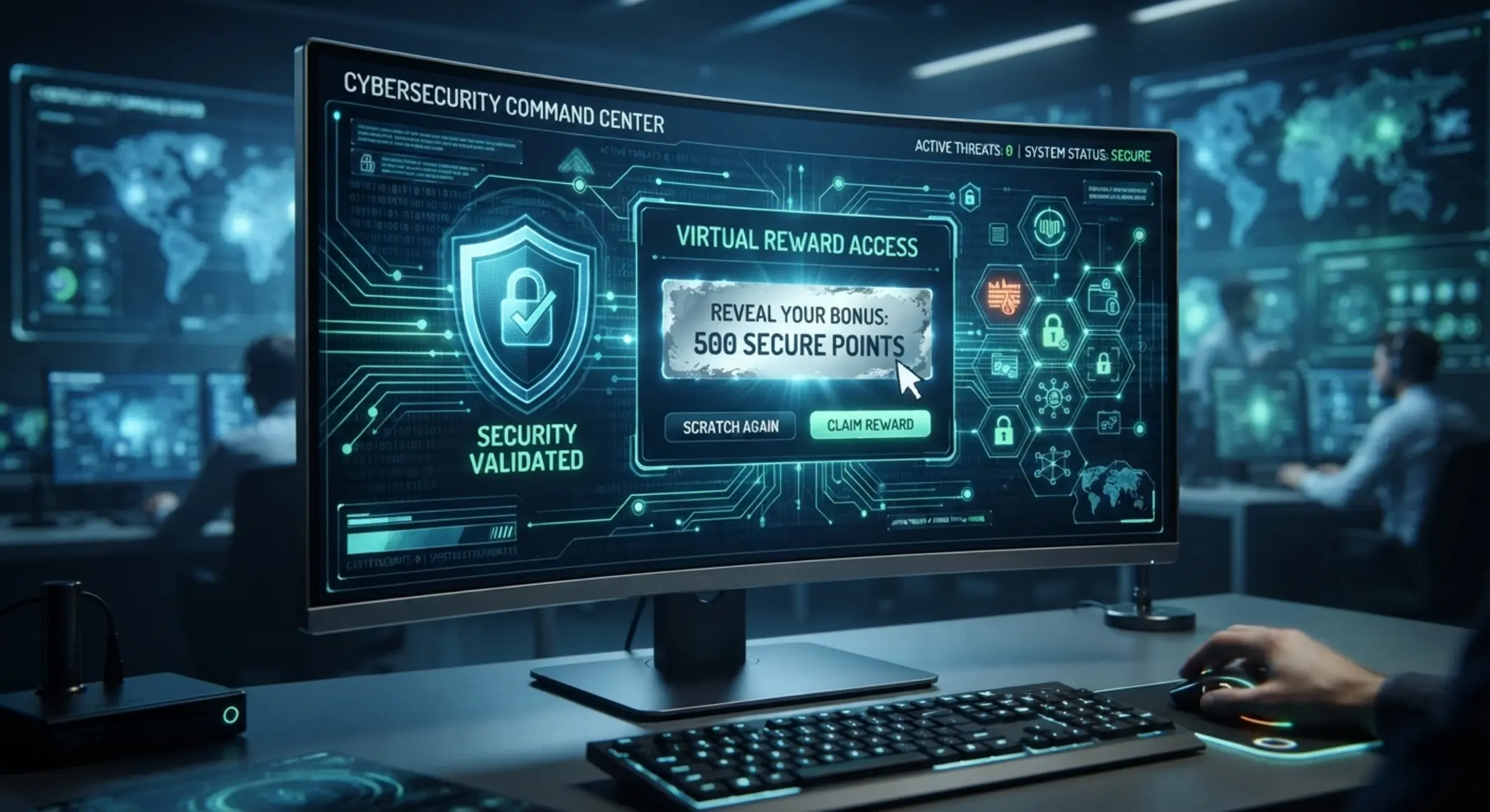 Motyw bezpieczeństwa online przy korzystaniu ze zdrapek internetowych